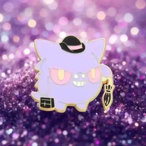 Independent Other - Gentleman Gengar Enamel Pin – Classy Pokémon Ghost-Type Collectible!